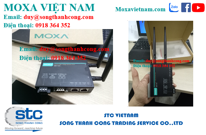 Thiết bị phát sóng không dây AWK 1137C Moxa Việt Nam
